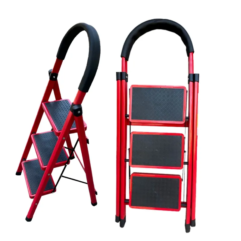 Portable Household 3 Step Steel Ladder Portable Household 3 Step Steel Ladder